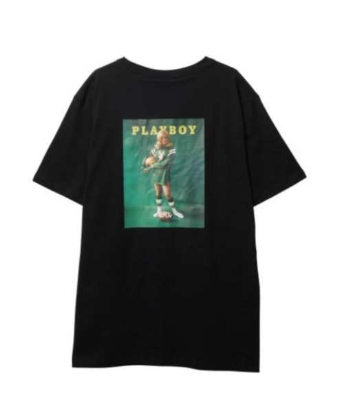 Soulland（ソウランド）の「SOULLAND meets Playboy Monthly September T-shirt 1026（Tシャツ/カットソー・メンズ・ブラック・LARGE/SMALL/MEDIUM）」の6枚目の写真