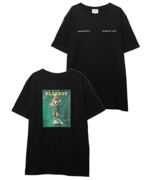 Soulland（ソウランド）の「SOULLAND meets Playboy Monthly September T-shirt 1026（Tシャツ/カットソー・メンズ・ブラック・LARGE/SMALL/MEDIUM）」の11枚目の写真