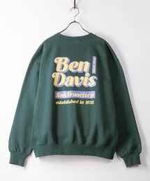 【BENDAVIS/ベンデイビス】BEN CRAFTMANSHIP/ヘビーウェイトバックプリントスウェット/トレーナー/裏起毛