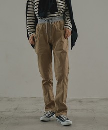 ストレッチサルエルパンツ