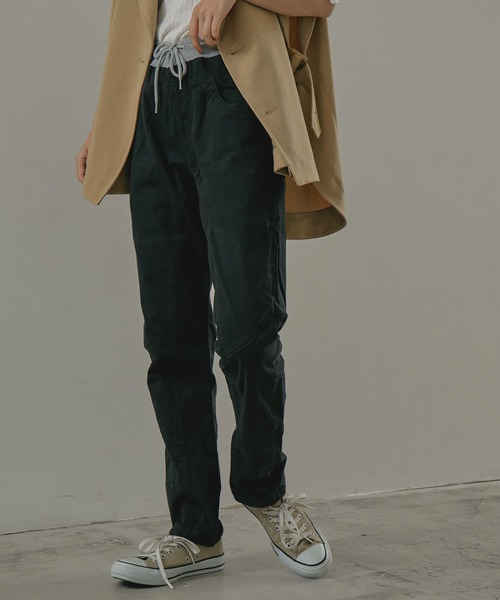 Fashion Letter(ファッションレター)の「ストレッチサルエルパンツ(その他パンツ・レディース・ブラック/ベージュ/カーキ・LL/3L/4L/L/M)」の17枚目の写真