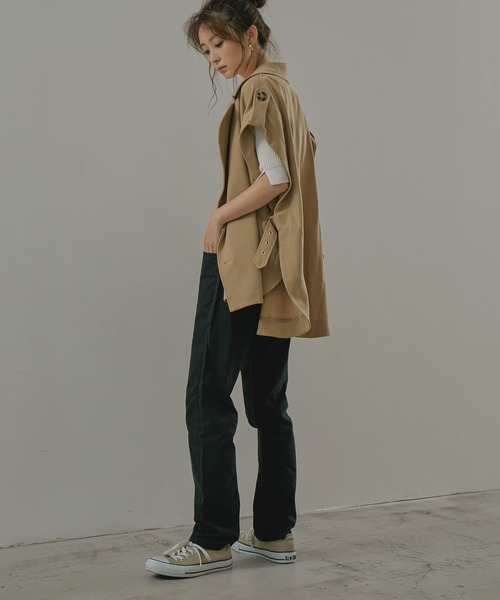 Fashion Letter(ファッションレター)の「ストレッチサルエルパンツ(その他パンツ・レディース・ブラック/ベージュ/カーキ・LL/3L/4L/L/M)」の20枚目の写真