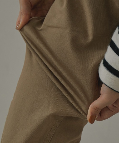 Fashion Letter(ファッションレター)の「ストレッチサルエルパンツ(その他パンツ・レディース・ブラック/ベージュ/カーキ・LL/3L/4L/L/M)」の21枚目の写真
