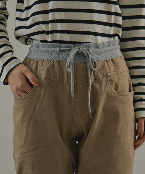 Fashion Letter(ファッションレター)の「ストレッチサルエルパンツ(その他パンツ・レディース・ブラック/ベージュ/カーキ・LL/3L/4L/L/M)」の22枚目の写真