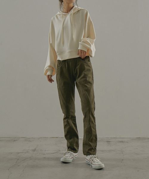 Fashion Letter(ファッションレター)の「ストレッチサルエルパンツ(その他パンツ・レディース・ブラック/ベージュ/カーキ・LL/3L/4L/L/M)」の5枚目の写真