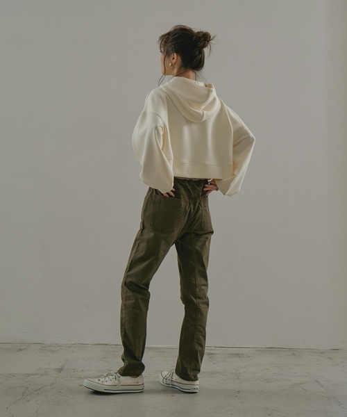 Fashion Letter(ファッションレター)の「ストレッチサルエルパンツ(その他パンツ・レディース・ブラック/ベージュ/カーキ・LL/3L/4L/L/M)」の7枚目の写真