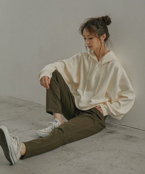 Fashion Letter(ファッションレター)の「ストレッチサルエルパンツ(その他パンツ・レディース・ブラック/ベージュ/カーキ・LL/3L/4L/L/M)」の9枚目の写真