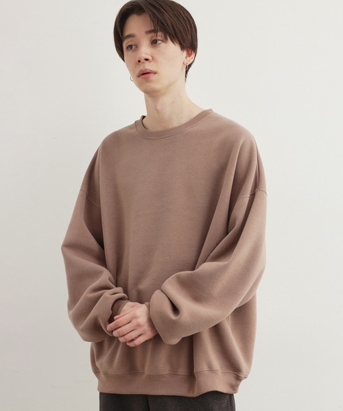 JUNRED(ジュンレッド)の「ファインスウェットルーズプルオーバー(スウェット・メンズ・チャコールグレー/ベージュ/ブルー/キナリ・S/M/L)」の20枚目の写真