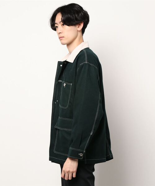 SPINNS（スピンズ）の「フェイクスウェード カバーオール（カバーオール・メンズ・ブルー/グレー系その他/グリーン系その他・ONESIZE）」の4枚目の写真