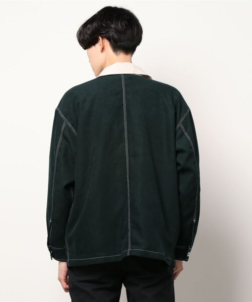 SPINNS（スピンズ）の「フェイクスウェード カバーオール（カバーオール・メンズ・ブルー/グレー系その他/グリーン系その他・ONESIZE）」の6枚目の写真