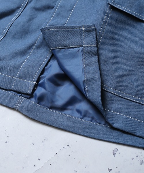 SPINNS（スピンズ）の「フェイクスウェード カバーオール（カバーオール・メンズ・ブルー/グレー系その他/グリーン系その他・ONESIZE）」の20枚目の写真