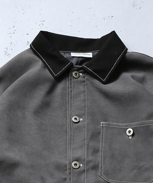 SPINNS（スピンズ）の「フェイクスウェード カバーオール（カバーオール・メンズ・ブルー/グレー系その他/グリーン系その他・ONESIZE）」の9枚目の写真