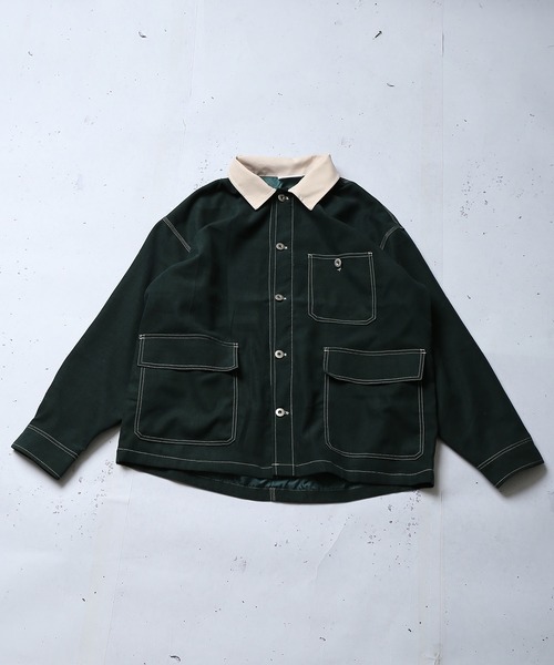 SPINNS（スピンズ）の「フェイクスウェード カバーオール（カバーオール・メンズ・ブルー/グレー系その他/グリーン系その他・ONESIZE）」の11枚目の写真