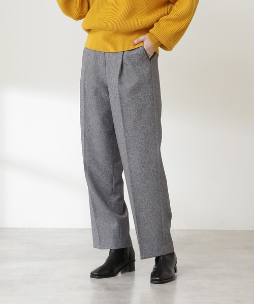 N.（N. Natural Beauty Basic）（エヌエヌナチュラルビューティーベーシック）の「【S Size Line】パイピングストレートパンツ（その他パンツ・レディース・ブルー/グレー系その他/グリーン・MEDIUM/SMALL）」の14枚目の写真