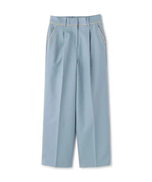 N.（N. Natural Beauty Basic）（エヌエヌナチュラルビューティーベーシック）の「【S Size Line】パイピングストレートパンツ（その他パンツ・レディース・ブルー/グレー系その他/グリーン・MEDIUM/SMALL）」の21枚目の写真