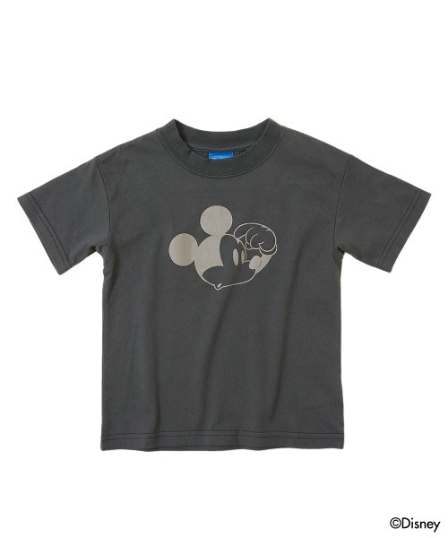 Disney(ディズニー)の「ディズニー ミッキー/Tシャツ(Tシャツ/カットソー・キッズ・スミクロ/グレー系その他/サックスブルー・80cm/90cm/100cm/110cm/120cm/130cm/140cm/150cm/160cm)」の10枚目の写真