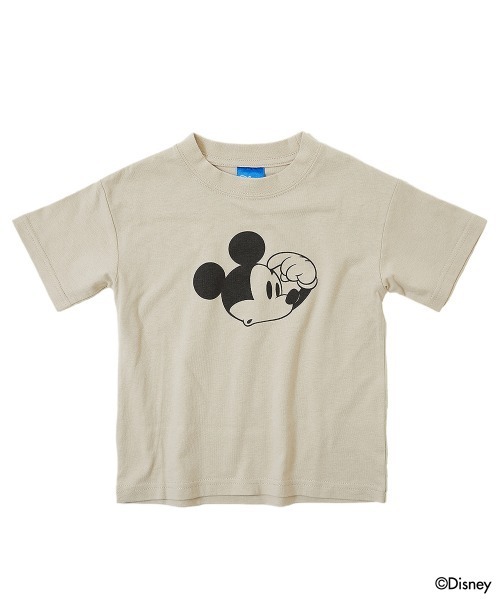 Disney(ディズニー)の「ディズニー ミッキー/Tシャツ(Tシャツ/カットソー・キッズ・スミクロ/グレー系その他/サックスブルー・80cm/90cm/100cm/110cm/120cm/130cm/140cm/150cm/160cm)」の11枚目の写真
