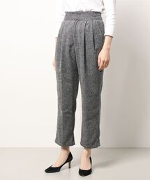 起毛ヘリンボーンタックパンツ
