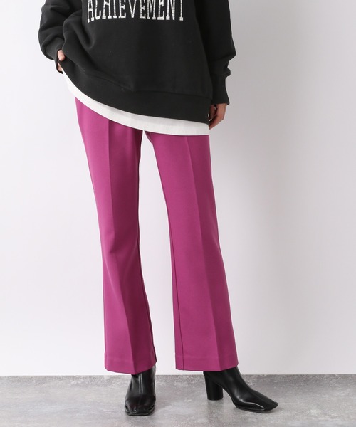 JEANASIS（ジーナシス）の「サスティナブルウールライクカラーフレア