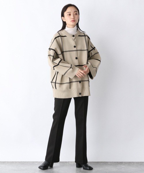 JEANASIS（ジーナシス）の「サスティナブルウールライクカラーフレアパンツ/260848（その他パンツ・レディース・ブラック/ライトグレー/グリーン/ピンク・SMALL/MEDIUM）」の15枚目の写真