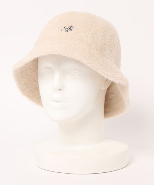 ANDGEEBEE（アンジービー）の「シャギーバケットハット（ハット・レディース・ブラック/ライトベージュ・FREE）」の5枚目の写真
