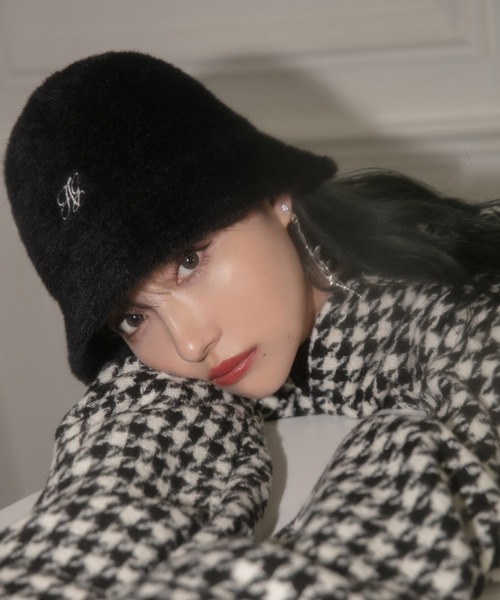 ANDGEEBEE（アンジービー）の「シャギーバケットハット（ハット・レディース・ブラック/ライトベージュ・FREE）」の22枚目の写真