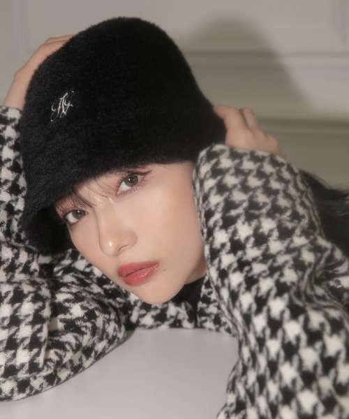 ANDGEEBEE（アンジービー）の「シャギーバケットハット（ハット・レディース・ブラック/ライトベージュ・FREE）」の21枚目の写真