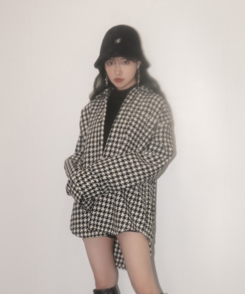 ANDGEEBEE（アンジービー）の「シャギーバケットハット（ハット・レディース・ブラック/ライトベージュ・FREE）」の19枚目の写真