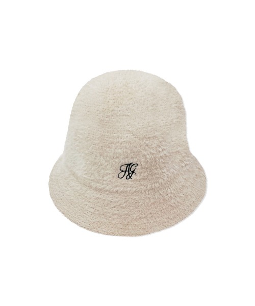 ANDGEEBEE（アンジービー）の「シャギーバケットハット（ハット・レディース・ブラック/ライトベージュ・FREE）」の8枚目の写真
