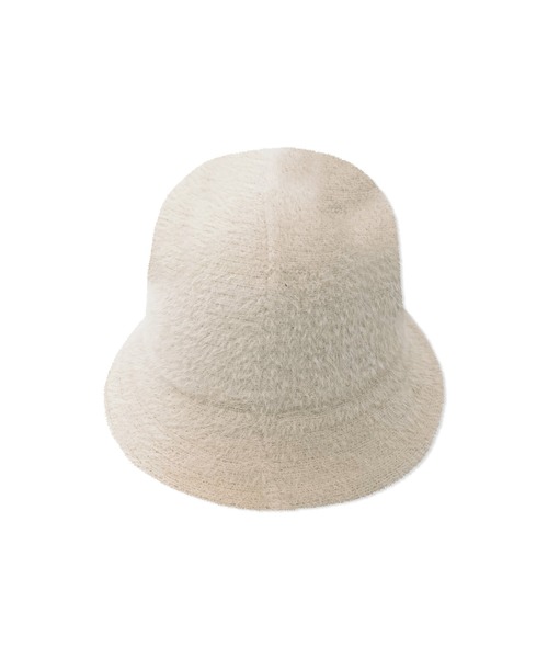 ANDGEEBEE（アンジービー）の「シャギーバケットハット（ハット・レディース・ブラック/ライトベージュ・FREE）」の6枚目の写真