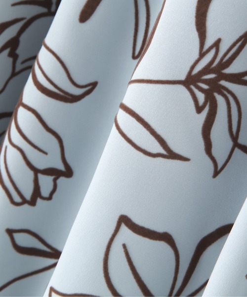 PROPORTION BODY DRESSING（プロポーションボディドレッシング）の「フロッキーフラワースカート/1212120005（スカート・レディース・グリーン/グレー・MEDIUM/SMALL）」の13枚目の写真