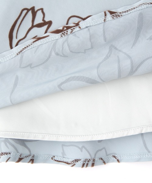 PROPORTION BODY DRESSING（プロポーションボディドレッシング）の「フロッキーフラワースカート/1212120005（スカート・レディース・グリーン/グレー・MEDIUM/SMALL）」の14枚目の写真