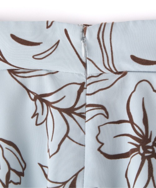 PROPORTION BODY DRESSING（プロポーションボディドレッシング）の「フロッキーフラワースカート/1212120005（スカート・レディース・グリーン/グレー・MEDIUM/SMALL）」の15枚目の写真