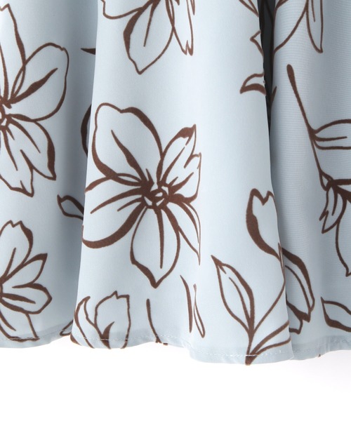 PROPORTION BODY DRESSING（プロポーションボディドレッシング）の「フロッキーフラワースカート/1212120005（スカート・レディース・グリーン/グレー・MEDIUM/SMALL）」の16枚目の写真