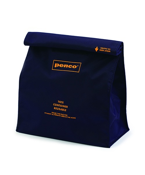PENCO(ペンコ)の「penco/ペンコ ToGoサック ポーチ 紙袋風(ポーチ・メンズ・ホワイト/ベージュ/ダークグリーン/オレンジ/ネイビー/ブラック・FREE)」の5枚目の写真