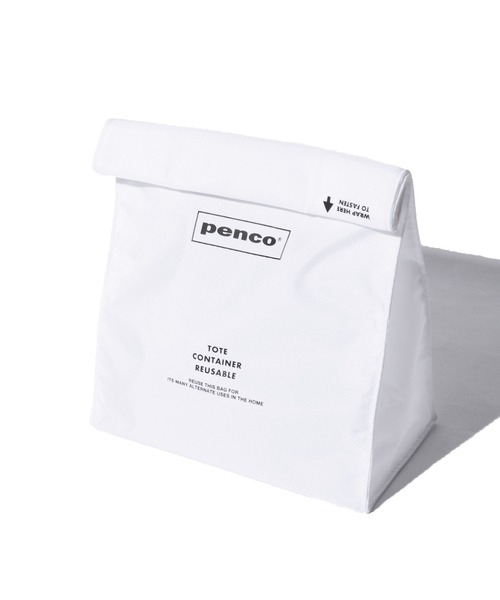 PENCO(ペンコ)の「penco/ペンコ ToGoサック ポーチ 紙袋風(ポーチ・メンズ・ホワイト/ベージュ/ダークグリーン/オレンジ/ネイビー/ブラック・FREE)」の21枚目の写真
