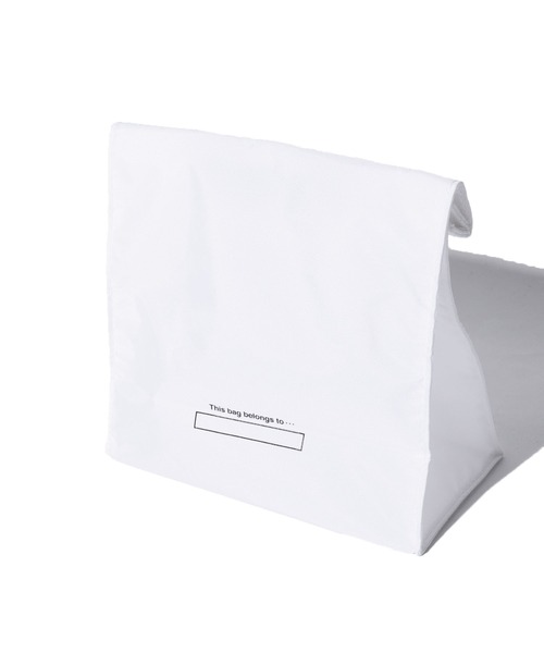 PENCO(ペンコ)の「penco/ペンコ ToGoサック ポーチ 紙袋風(ポーチ・メンズ・ホワイト/ベージュ/ダークグリーン/オレンジ/ネイビー/ブラック・FREE)」の22枚目の写真