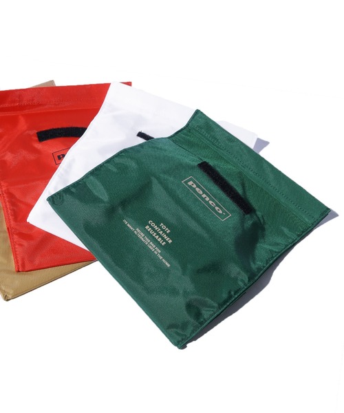 PENCO(ペンコ)の「penco/ペンコ ToGoサック ポーチ 紙袋風(ポーチ・メンズ・ホワイト/ベージュ/ダークグリーン/オレンジ/ネイビー/ブラック・FREE)」の19枚目の写真