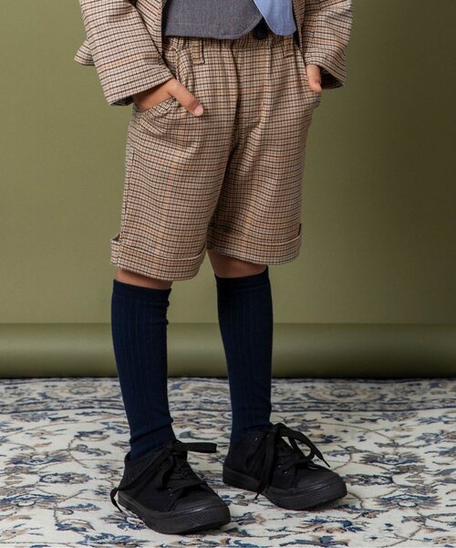 BREEZE（ブリーズ）の「フォーマルハーフパンツ（スーツパンツ・キッズ・ベージュ/ネイビー・90/100/110/120/130）」の2枚目の写真