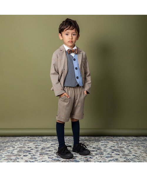 トラサルディ　フォーマル ハーフパンツ CHOPIN 入学式 男の子 キッズ フォーマル スーツ ジャケット ハーフ