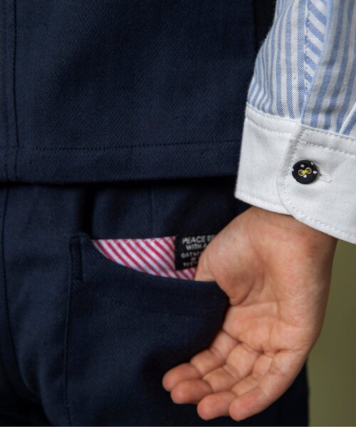 BREEZE（ブリーズ）の「フォーマルハーフパンツ（スーツパンツ・キッズ・ベージュ/ネイビー・90/100/110/120/130）」の14枚目の写真