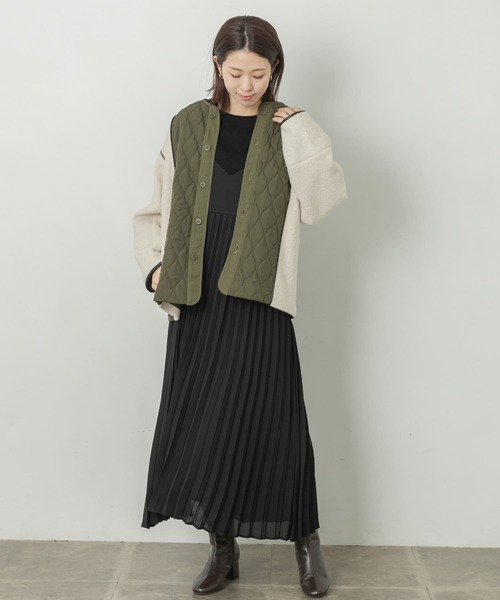 URBAN RESEARCH Sonny Label（アーバンリサーチサニーレーベル）の「キルティング切り替えブルゾン（ブルゾン・レディース・ブラック/カーキ/ブラウン系その他・FREE）」の7枚目の写真