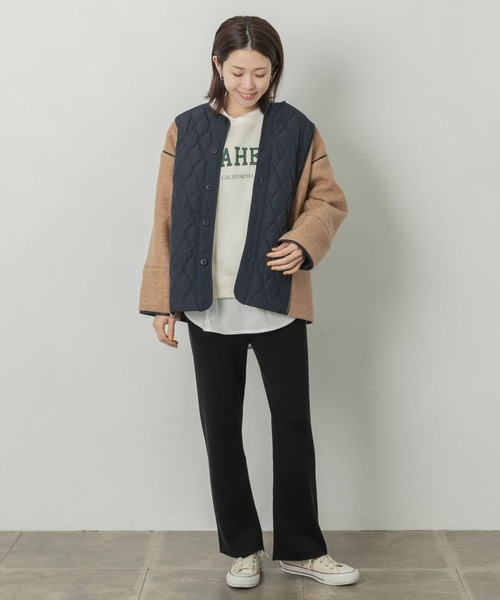 URBAN RESEARCH Sonny Label（アーバンリサーチサニーレーベル）の「キルティング切り替えブルゾン（ブルゾン・レディース・ブラック/カーキ/ブラウン系その他・FREE）」の16枚目の写真