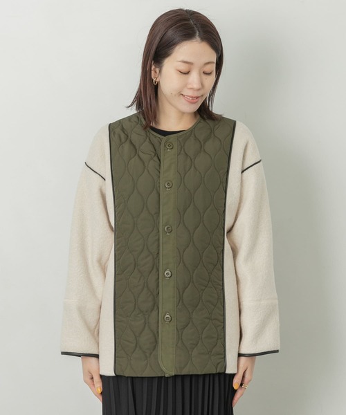 URBAN RESEARCH Sonny Label（アーバンリサーチサニーレーベル）の「キルティング切り替えブルゾン（ブルゾン・レディース・ブラック/カーキ/ブラウン系その他・FREE）」の17枚目の写真