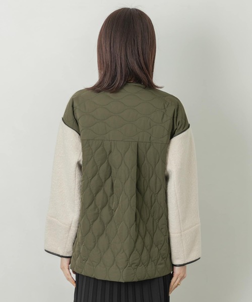 URBAN RESEARCH Sonny Label（アーバンリサーチサニーレーベル）の「キルティング切り替えブルゾン（ブルゾン・レディース・ブラック/カーキ/ブラウン系その他・FREE）」の19枚目の写真