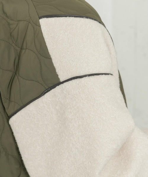 URBAN RESEARCH Sonny Label（アーバンリサーチサニーレーベル）の「キルティング切り替えブルゾン（ブルゾン・レディース・ブラック/カーキ/ブラウン系その他・FREE）」の21枚目の写真