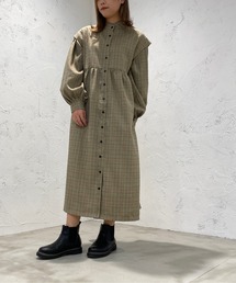 apres jour mignon | チェックシャツワンピース【ZOZOTOWN限定アイテム】(ワンピース)