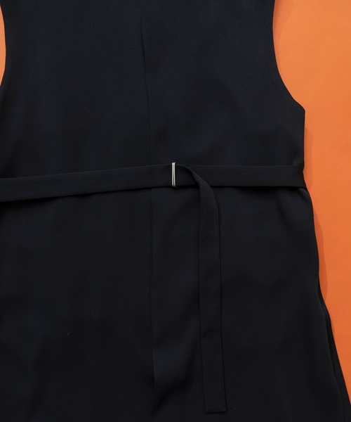 MAISON SPECIAL（メゾンスペシャル）の「ダブルクロスロングジレ【MAISON SPECIAL/メゾンスペシャル】（テーラードジャケット・レディース・アイボリー/ブラック/グレー・FREE）」の16枚目の写真