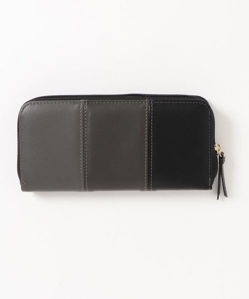 ikka（イッカ）の「3color ラウンドタバイレ 長財布（財布・レディース・ブラック/ベージュ/グリーン・FREE）」の5枚目の写真