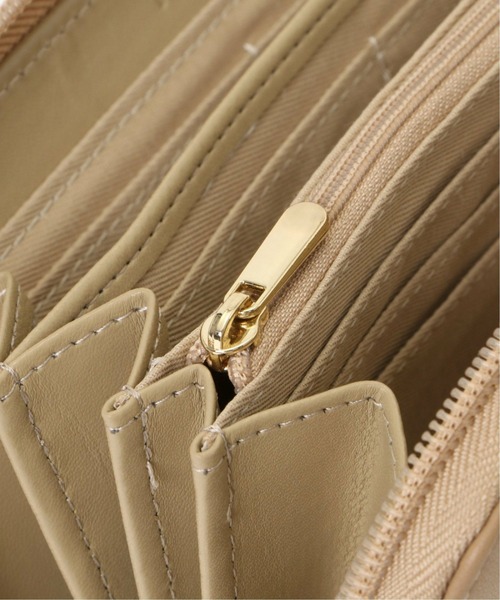 ikka（イッカ）の「3color ラウンドタバイレ 長財布（財布・レディース・ブラック/ベージュ/グリーン・FREE）」の14枚目の写真